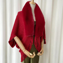 Load image into Gallery viewer, Knitted Loose Thickened Shawl Coat