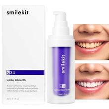 Load image into Gallery viewer, V34 Purple Safe Teeth Whitening Toothpaste Teeth Cleaning Remove Yellow Stains Fresh Breath Toothpaste Dental Care Products