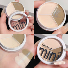 Load image into Gallery viewer, 3-color Concealer Palette Moisturizing Cover Dark Circles And Acne Marks Natural Makeup Contouring Cream Shadow Cosmetics