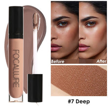 Load image into Gallery viewer, FOCALLURE 7 Colors Face Concealer Waterproof Full Coverage Long-lasting Moisturizing Smooth Liquid Foundation Makeup Cosmetics