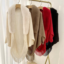 Load image into Gallery viewer, Knitted Loose Thickened Shawl Coat