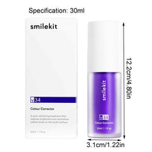Load image into Gallery viewer, V34 Purple Safe Teeth Whitening Toothpaste Teeth Cleaning Remove Yellow Stains Fresh Breath Toothpaste Dental Care Products
