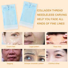 Load image into Gallery viewer, 7200-12PCS Absorbent Collagen Threads No Needle Gold Protein Line Anti Aging Women Collagen Face Filler Protein Thread Skin Care