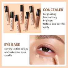 Load image into Gallery viewer, FOCALLURE 7 Colors Face Concealer Waterproof Full Coverage Long-lasting Moisturizing Smooth Liquid Foundation Makeup Cosmetics
