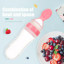 Load image into Gallery viewer, Baby Squeezy Spoon Bottle