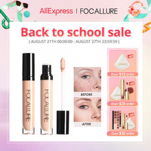 Load image into Gallery viewer, FOCALLURE 7 Colors Face Concealer Waterproof Full Coverage Long-lasting Moisturizing Smooth Liquid Foundation Makeup Cosmetics
