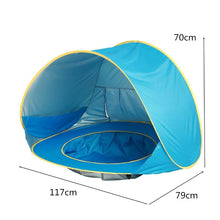 Load image into Gallery viewer, Waterproof Baby Beach Tent