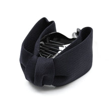 Load image into Gallery viewer, Korean Sweet Fabric Bow Hair Claw Elegant Women Solid Cloth Ties Banana Hair Crab Clips Ponytail Hold Girl Hair Accessories