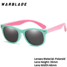 Load image into Gallery viewer, WBL New Fashion Kids Sunglasses Boys Girls Children Polarized Sun Glasses TR90 Silicone Safety Glasses Baby Eyewear UV400 Oculo