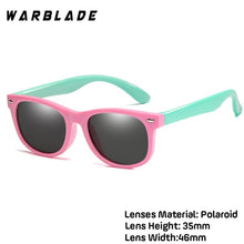 Load image into Gallery viewer, WBL New Fashion Kids Sunglasses Boys Girls Children Polarized Sun Glasses TR90 Silicone Safety Glasses Baby Eyewear UV400 Oculo