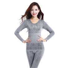 Load image into Gallery viewer, Lace Thermal Underwear Ladies Seamless Antibacterial Warm Intimates