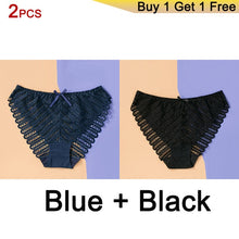 Load image into Gallery viewer, DERUILADY Sexy Perspective Lace Panties Women Comfortable Cotton Lingerie
