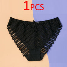 Load image into Gallery viewer, DERUILADY Sexy Perspective Lace Panties Women Comfortable Cotton Lingerie