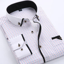 Load image into Gallery viewer, Floral Button Down Men Shirt Brand 2018 Male High Quality Long Sleeve Shirts Casual Slim Fit Black Man Clothes Dress Shirts