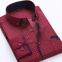 Load image into Gallery viewer, Floral Button Down Men Shirt Brand 2018 Male High Quality Long Sleeve Shirts Casual Slim Fit Black Man Clothes Dress Shirts
