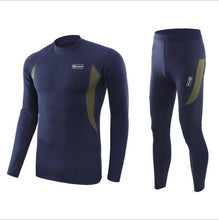 Load image into Gallery viewer, Top quality new thermal underwear men fleece sweat quick drying