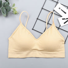 Load image into Gallery viewer, SVOKOR Push Up Solid Bra Summer Anti-light Korean Style