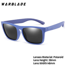 Load image into Gallery viewer, WarBlade 2019 New Kids Silica Soft Sunglasses Polarizing Square Boys Girls Brand Eyeglasses Infant UV400 Breakproof Sunglasses