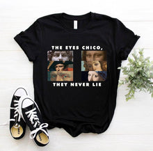 Load image into Gallery viewer, Women Print Letter Short Sleeve Cotton Tops Summer clothing