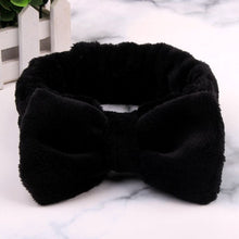 Load image into Gallery viewer, New Letter "OMG" Coral Fleece Soft Bow Headbands for women