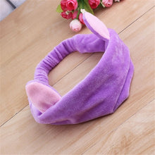Load image into Gallery viewer, New Letter "OMG" Coral Fleece Soft Bow Headbands for women