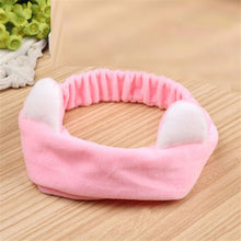 Load image into Gallery viewer, New Letter "OMG" Coral Fleece Soft Bow Headbands for women
