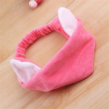 Load image into Gallery viewer, New Letter "OMG" Coral Fleece Soft Bow Headbands for women