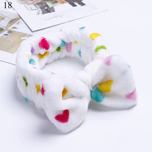 Load image into Gallery viewer, New Letter "OMG" Coral Fleece Soft Bow Headbands for women