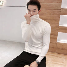 Load image into Gallery viewer, New Men's Black Winter Turtleneck Sweaters