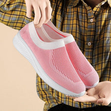 Load image into Gallery viewer, Flat Slip on Platform Sneakers Women