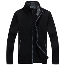 Load image into Gallery viewer, Winter Thick Men's Knitted Sweater Coat Long Sleeve Cardigan Fleece
