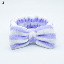 Load image into Gallery viewer, New Letter "OMG" Coral Fleece Soft Bow Headbands for women