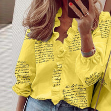 Load image into Gallery viewer, Elegant Ruffle blouse