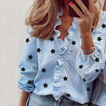 Load image into Gallery viewer, Elegant Ruffle blouse