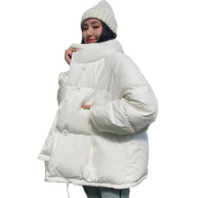 Load image into Gallery viewer, Korean Style Winter Women Jacket with High Collar
