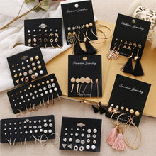 Load image into Gallery viewer, FNIO Women's Earrings Set Pearl Earrings For Women