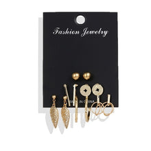 Load image into Gallery viewer, FNIO Women's Earrings Set Pearl Earrings For Women