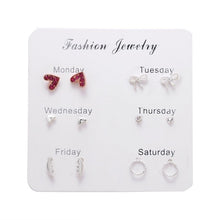 Load image into Gallery viewer, FNIO Women's Earrings Set Pearl Earrings For Women