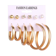 Load image into Gallery viewer, EN 12 Pairs Flower Women'S Earrings Set