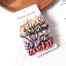 Load image into Gallery viewer, Scrunchies Hair Ring Candy Color Ties