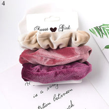Load image into Gallery viewer, Scrunchies Hair Ring Candy Color Ties