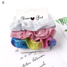 Load image into Gallery viewer, Scrunchies Hair Ring Candy Color Ties