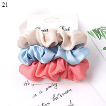 Load image into Gallery viewer, Scrunchies Hair Ring Candy Color Ties