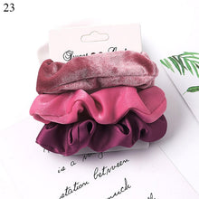 Load image into Gallery viewer, Scrunchies Hair Ring Candy Color Ties