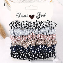 Load image into Gallery viewer, Scrunchies Hair Ring Candy Color Ties
