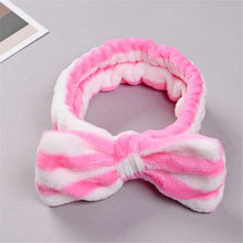 Load image into Gallery viewer, New Letter "OMG" Coral Fleece Soft Bow Headbands for women