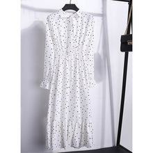 Load image into Gallery viewer, Women Casual Dress Korean Style Floral Printed Chiffon