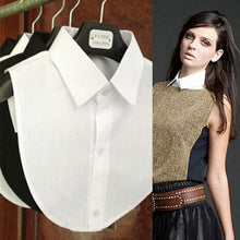 Load image into Gallery viewer, New Women Cotton Lace Fake Collar Blouse Detachable