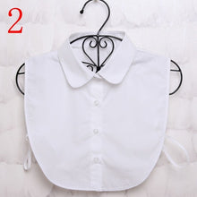 Load image into Gallery viewer, New Women Cotton Lace Fake Collar Blouse Detachable