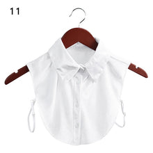 Load image into Gallery viewer, New Women Cotton Lace Fake Collar Blouse Detachable